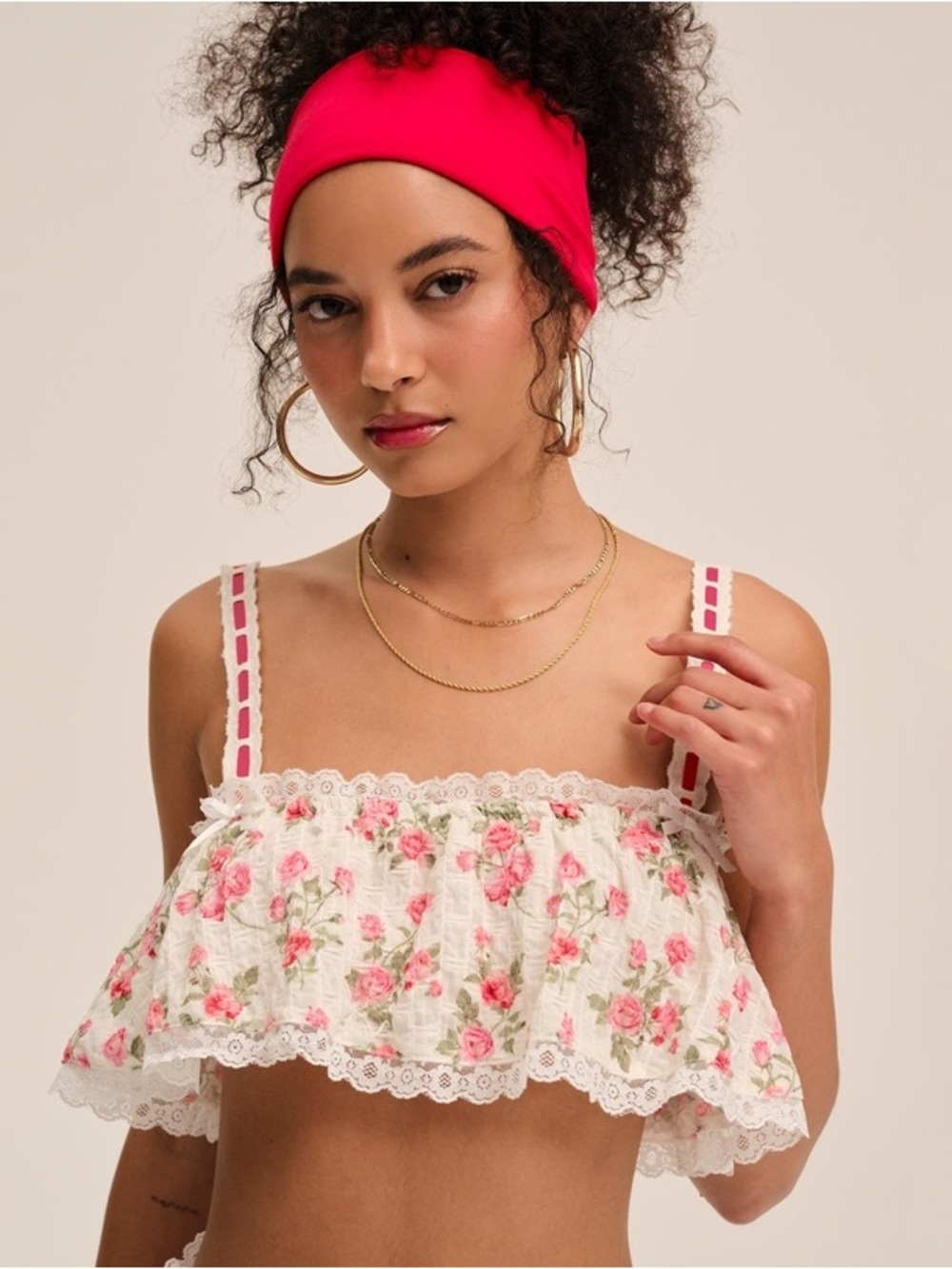 New For Love & Lemons x Free People Backyard Bunches Top